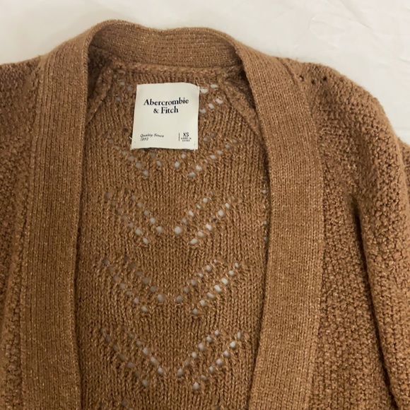 Abercrombie long duster cardigan size xs brand new - Picture 2 of 4